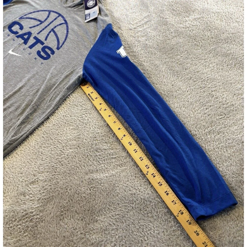 Men’s Nike Kentucky Wildcats Center Swoosh Long Sleeve Dri Fit Shirt Size L